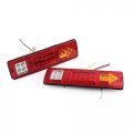 Fsfy Automative Rear Tail Lights Brake Turn Signal Reverse Lamp For Trailer Lorry Caravan