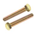 Hex Bolts Steel Yellow Zinc Finish Head Drive Medium Thread 8 Bolt Grade 3 16 By 2 5 In Pieces Alx Pau Rb 960 224d Cl360a50 