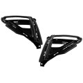 Rear Bumper Cover Trim Pair For Kia Forte 2019 2020 2021 Ex Gt Line Lxs S Black Replaces Ki1138101 Ki1139101 86661m7010 