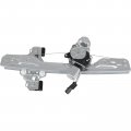 Ocpty Rear Passenger Side Power Window Regulator W Motor Compatible With 2013-2018 For Cadillac Ats