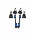 Partsw 6 Pc Suspension Kit Upper Lower Ball Joints Sway Bar End Links Fits Cadillac Escalade 2002-2006 Esv 2003-2006 Ext 