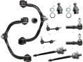 Front Control Arm Ball Joint Tie Rod End And Sway Bar Link Kit 10 Piece For 2004 2006 Ford Expedition Standard Suspension 
