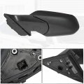 X Autohaux Door Mirror Assembly Left Driver Side For Chevrolet Malibu 2016-2022 Power Glass Non-heated Manual Folding 3 Pins
