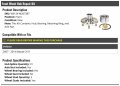 Front Wheel Hub Repair Kit Compatible With 2007-2014 Mazda Cx-9