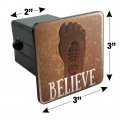 Bigfoot Sasquatch Believe Foot Print Tow Trailer Hitch Cover Plug Insert