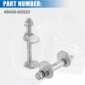 Uxcell 1set Front Alignment Camber Adjustment Bolts Cam Kit No 48409-60020 For Toyota 4runner 2003-2009 Fj Cruiser 2007-2010