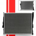 Aluminum Radiator Assembly For 2001-2005 Bmw E46 3 Series Coupe Sedan Convertible Wagon Direct Replacement Fits 320i 323ci 323i 