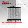 Auto Dynasty Dpi 263 Factory Style 1-row Cooling Radiator Compatible With Ford Festiva At Mt 88-93 Aluminum Core