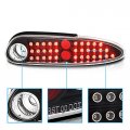 Amerilite Led Replacement Taillights Black Set For 1998-2002 Chevy Camaro Passenger And Driver Side