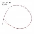 Uxcell 10pcs Prewired 0805 Orange Surface Mounted Devices Led Light Emitting Diode Dc1 8-1 9v Micro Soldered Mini
