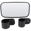 Side Rear View Or Center Mirror Universal Wide Shatter-proof Tempered Glass Off Road Large Adjustrable 