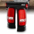 Amerilite Red Clear Led Brake Tail Lights Set For 94-01 Dodge Ram 1500 2500 3500 Passenger And Driver Side