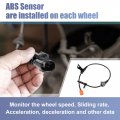 Uxcell 4pcs Front Rear Left Right Abs Sensor Wheel Speed No 57455-sdc-013 57450-sdc-013 57470-sea-013 57475-sea-013 For Honda
