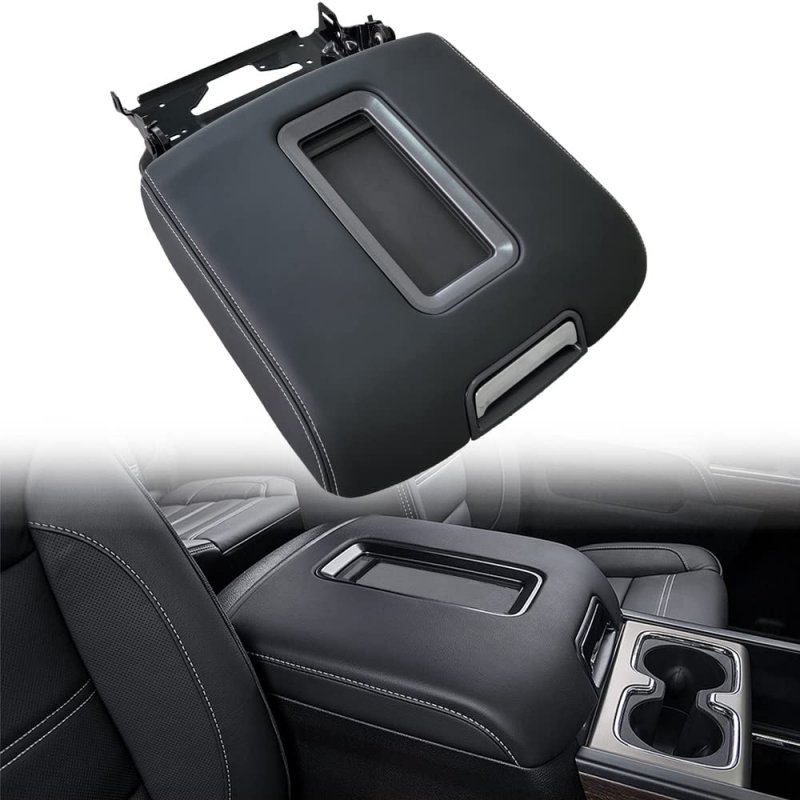 Dimeani Silverado Center Console Cover Lid Fit For 2014 2015 2016 2017 2018 2019 2020 Chevrolet Tahoe Chevy Suburban Gmc Sierra