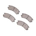 Disc Brake Pads For 1990 Nissan Sentra Semi Metallic Friction Material Mechanical Pad Wear Sensor Front 1 87 In Height 4 49 