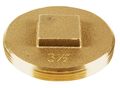 Oatey 42373 185 Brass Cleanout Plug 3-1 2-inch 