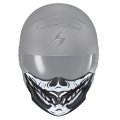 Scorpionexo Covert Optional Replacement Dot Approved Chin Cover For Helmets Skull Black White 
