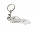 Custom Stainless Steel Keychain For Classic Chevy Corvette Enthusiasts 