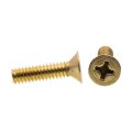 Machine Screws Flat Head Phillips Drive 1 4 In 20 X 3 Solid Brass 50 Pack 