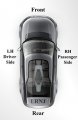 Britpart Side Marker Repeater Light Lamp Compatible With Land Rover Defender 90 110 Up To 1994 Part 589143 Br1281r
