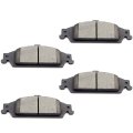 Front D727 Ceramic Disc Brake Pad Set With Hardware For Chevrolet Malibu Classic Oldsmobile Alero Cutlass And Pontiac Grand Am 
