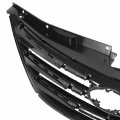 Hy1200192 Factory Style Front Bumper Grill Grille Assembly Compatible With Sonata Sport Type-2 2014 Matte Black