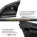 Vipmotoz Sequential Amber Led Side View Mirror Turn Signal Lights Compatible With 2009-2018 Dodge Ram 1500 2500 3500 2019-2022