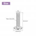 Uxcell M4x16mm Flat Round Head Phillips Screws 20pcs 304 Stainless Steel Drive Machine Full Thread Bright Finish Furniture