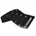 Side Window Louvers Vent Qiilu 1 Pair Of Air Scoop Louver Trim For R Mk6 2009-2013 Glossy Black
