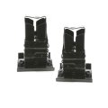 Ford Mustang 1994 95 96 97 1998 Bumper Brackets Front Driver And Passenger Side Pair Absorber Impact Replacement For Fo1070106 