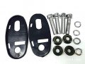 Motorcycle Racing Convex Rear View Mirror Side For Honda F4 Cbr400 Cbr900 Cbr600 Gt125r Ninja 250r Carbon