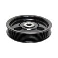 Dodge Dakota 1999 2000 2001 2002 Power Steering Pump Pulley Composite Serpentine Belt Type Black Color Press-fit Mount 5 Groove 
