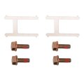 Disc Brake Hardware Set For Chevy Commercial Chassis 1994 Front Position Alx-pau-df-340-47019-cla1 Standard Style Black Plastic 