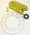 Kawasaki Klx450 R Kx450 F Yellow Chain Sprocket 14 51 116l