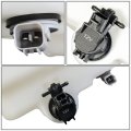 Ac1288138 Factory Style Car Windshield Washer Reservoir Tank Cap Fluid Level Sensor Pump Compatible With Acura Mdx 10-13 White