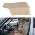 Beige Microfiber Leather Center Console Armrest Cover Skin Replacement For 2006 To 2013 Range Rover Sport