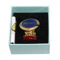 Mobile Phone Holder Zinc Alloy For Car 360 Rotation Strong Viscosity Magnetic Universal Stents Lotus Cell Gold Rksff-001b