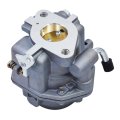 Mia10343 Carburetor Replacement For P218g B43g B43e Miu10633 He146 0495 And 316 317 318 Silver With Fuel Filter Line 4 Clamps 