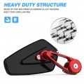 Mictuning Cnc Motorcycle Mirrors 7 8 22mm Bar End Rear View Compatible With Most Honda Grom Yamaha Kawasaki Ducati Suzuki And