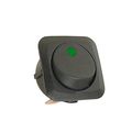 Green Led Rocker Toggle Switch 12v 25a Spst On Off Waterproof Round Dot Pack Of 5 For Car Boat And Marine Applications 25mm 