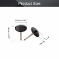 Mromax 50pcs 0 43 Head Dia Iron Upholstery Nails Tacks Antique Metal Round Thumb Push Pins For Furniture Decoration Chair