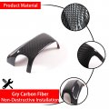 Steering Wheel Base Upper Trim Cover Compatible With Chevrolet Corvette C8 Stingray 2020-2023 Real Carbon Fiber 1pcs C8