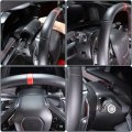 Steering Wheel Base Upper Trim Cover Compatible With Chevrolet Corvette C8 Stingray 2020-2023 Real Carbon Fiber 1pcs C8