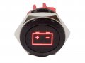 Alpinetech Plb16ms 16mm 5 8 12v Led Metal Signal Indicator Pilot Dash Light Battery Alternator Warning 