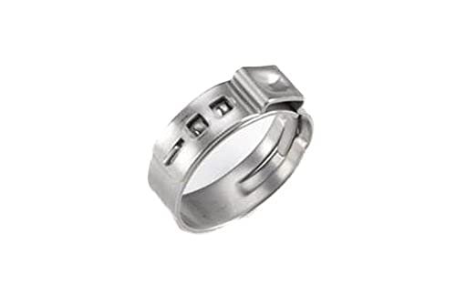 Oetiker 61118 Metal Stainless Steel Pex Clamp 0 5 Size Pack Of 10