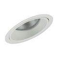 Lytecaster Steep Slope Reflector Trim 30-45 Degrees Finish Gloss White Step Baffle 