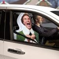Buddy The Elf Car Inflatable Lights Up About 2 8 Feet Tall Comes With Two Additional Repair Patch Kits 