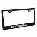 Ipick Image For Ford Mustang Gt350r Black Real Carbon Fiber Finish Plastic License Plate Frame