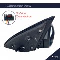 Spieg Vw1321156 Passenger Side Mirror Replacement For Volkswagen Jetta Gli Hybrid 2012-2018 Power Heated W Turn Signal Light 6