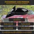 Driver Side Mirror For 2019 2020 2021 2022 2023 Nissan Altima Left Door With Heated Turn Signal And Power Adjustment Black